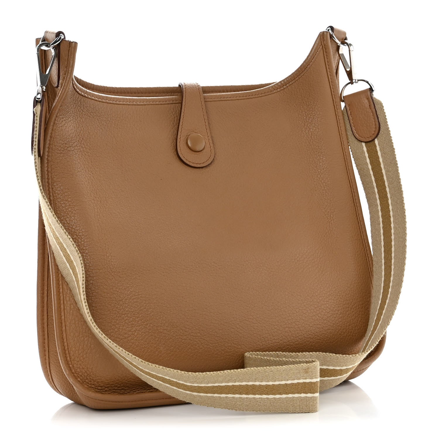 Hermes Taurillon Clemence Amazone Evelyne PM Camel 3 of 19