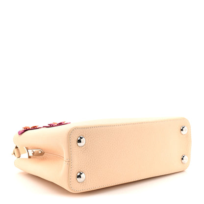 Louis Vuitton Taurillon Mechanical Flowers Capucines BB Dune 4 of 13