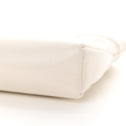 Chanel Shiny Crumpled Calfskin Quilted Nano 31 Shopping Bag White 10 of 11