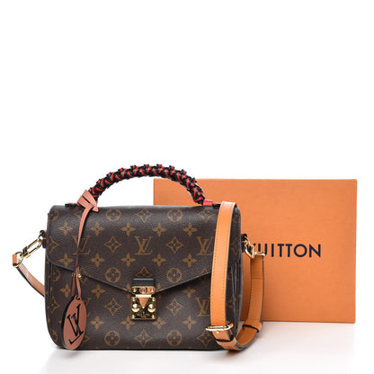 Louis Vuitton Monogram Braided Pochette Metis Coquelicot 10 of 10