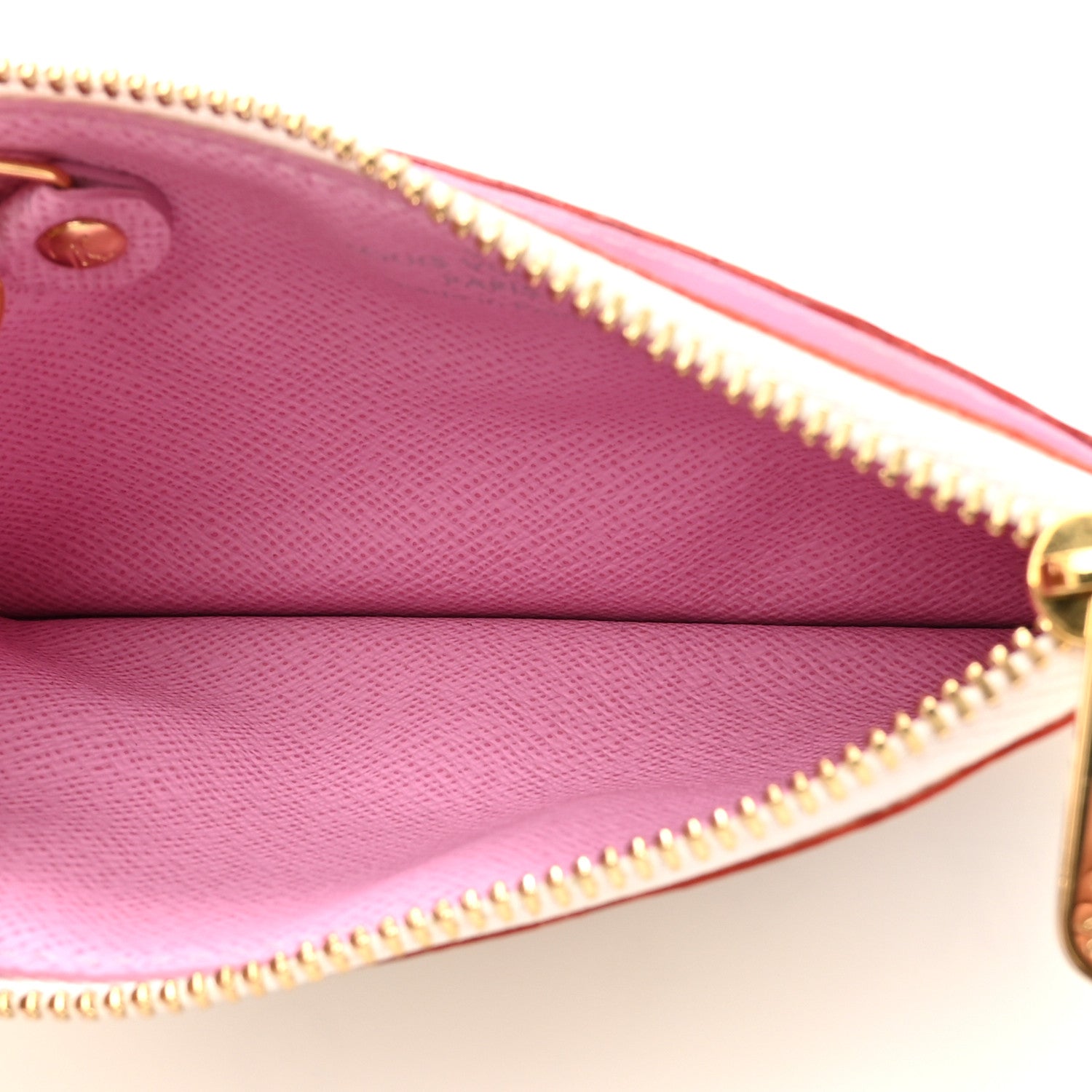 Louis Vuitton Monogram Multicolor Key Pouch White Litchi 5 of 7