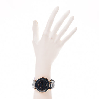 Fendi Stainless Steel Ceramic 38mm Chronograph Quartz Watch Blue 2 of 7