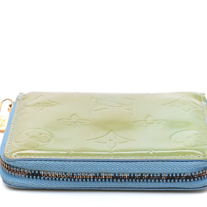 Louis Vuitton Vernis Broome Zip Wallet Baby Blue 6 of 6