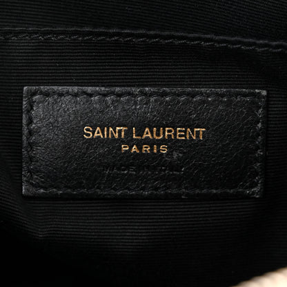 Saint Laurent Calfskin Matelasse Monogram Lou Camera Bag Dark Beige 6 of 16