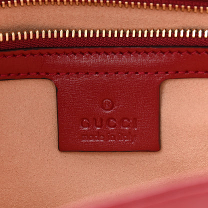 Gucci Boarded Dyana Lux Calfskin Small Jackie 1961 Hobo New Cherry Red 6 of 11