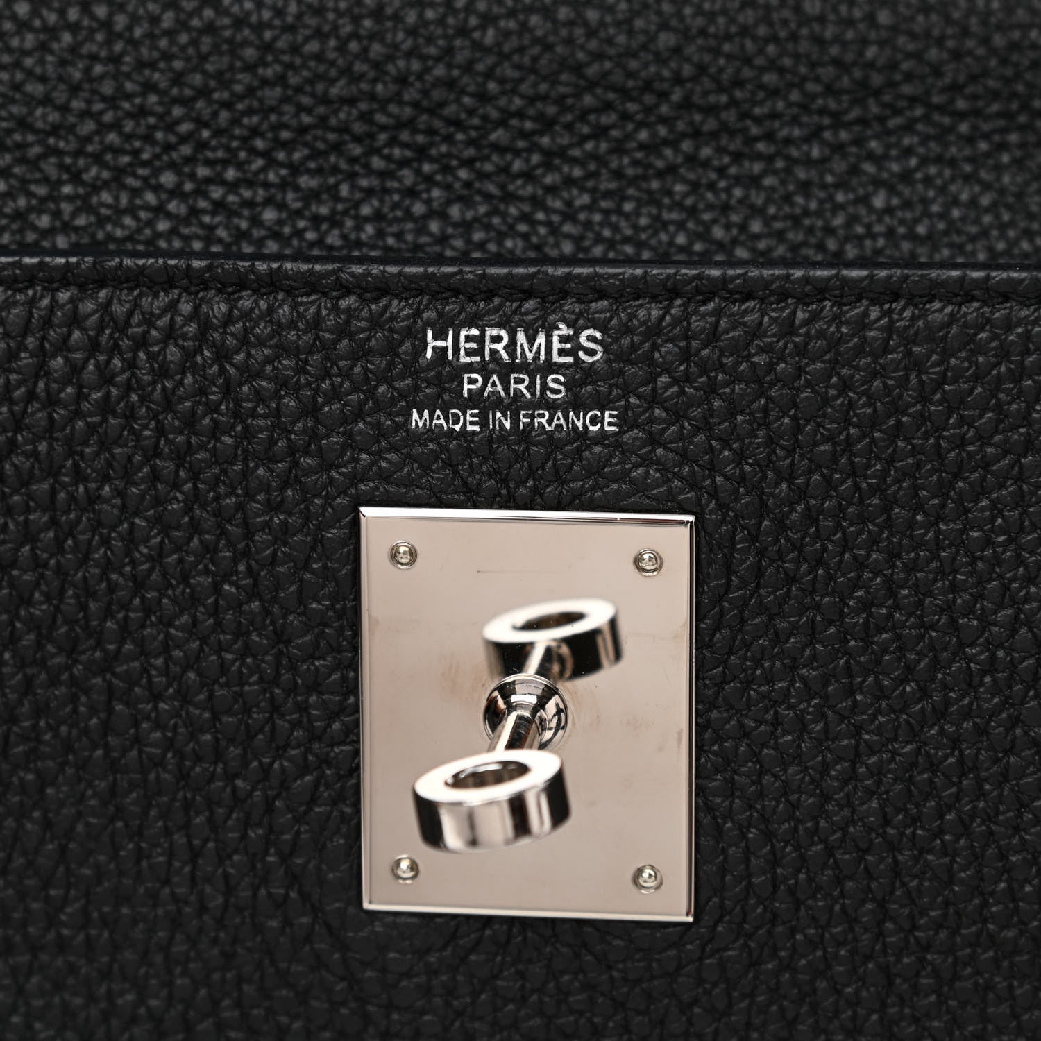 Hermes Togo Kelly Retourne 32 Black 6 of 14