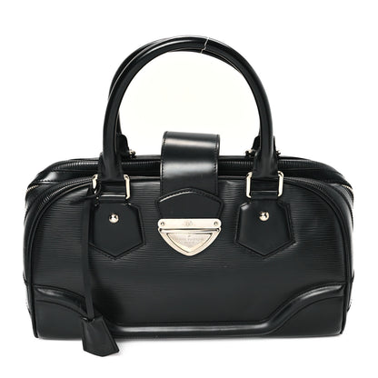 Louis Vuitton Epi Bowling Montaigne GM Black 1 of 10