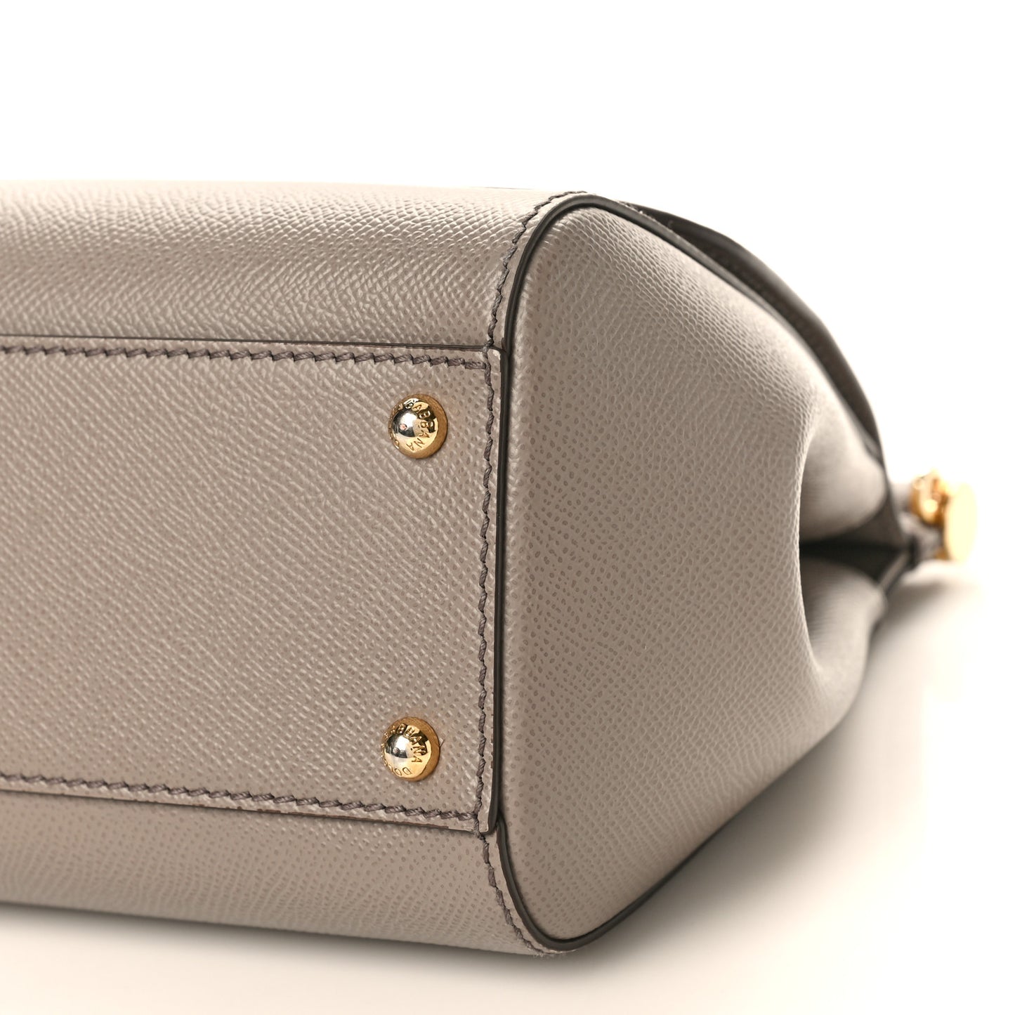 DOLCE & GABBANA Dauphine Small Miss Sicily Satchel Grey