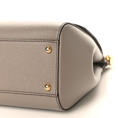 Dolce & Gabbana DOLCE & GABBANA Dauphine Small Miss Sicily Satchel Grey 9 of 9