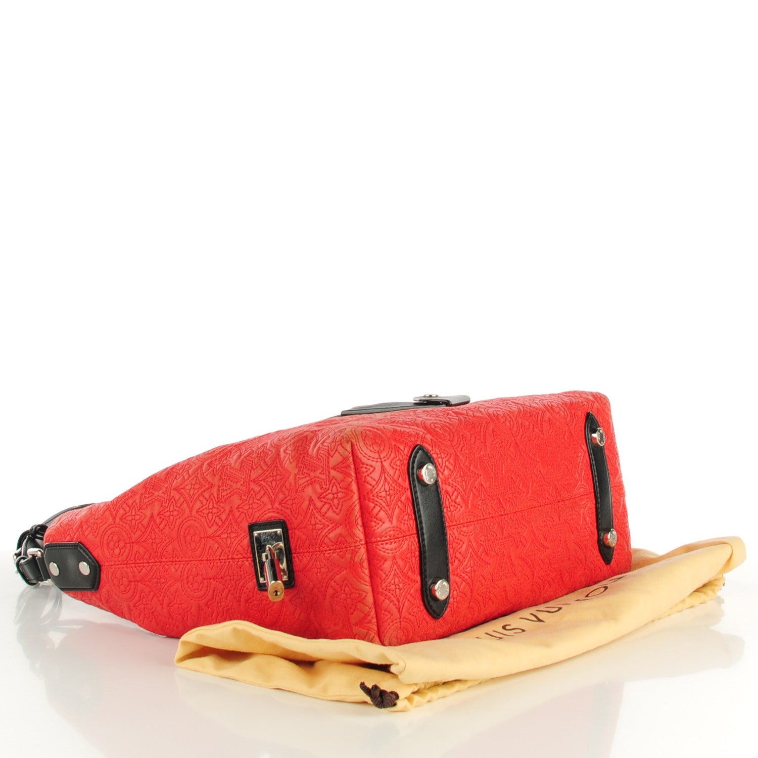 Louis Vuitton Monogram Lambskin Antheia Hobo PM Corail 4 of 7