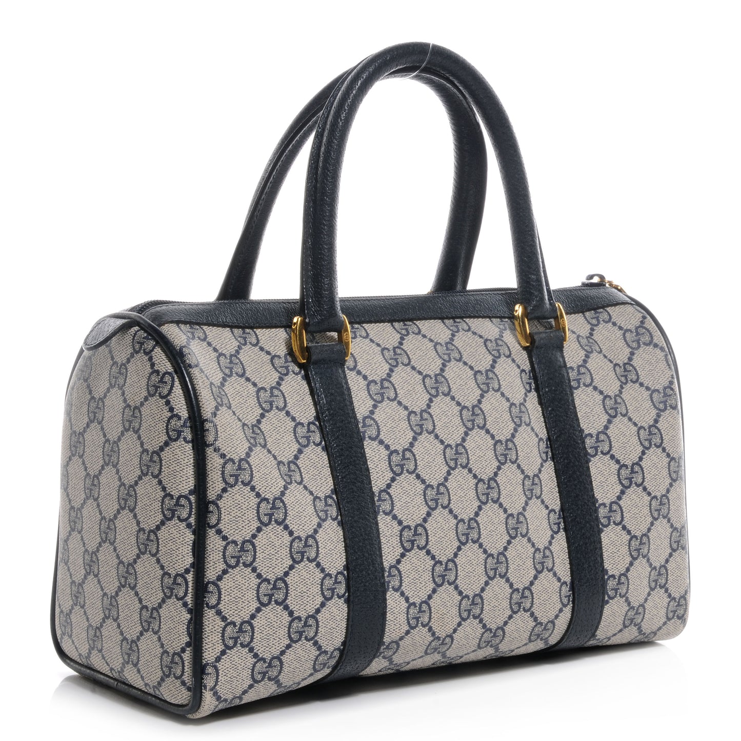 Monogram Web Boston Navy
