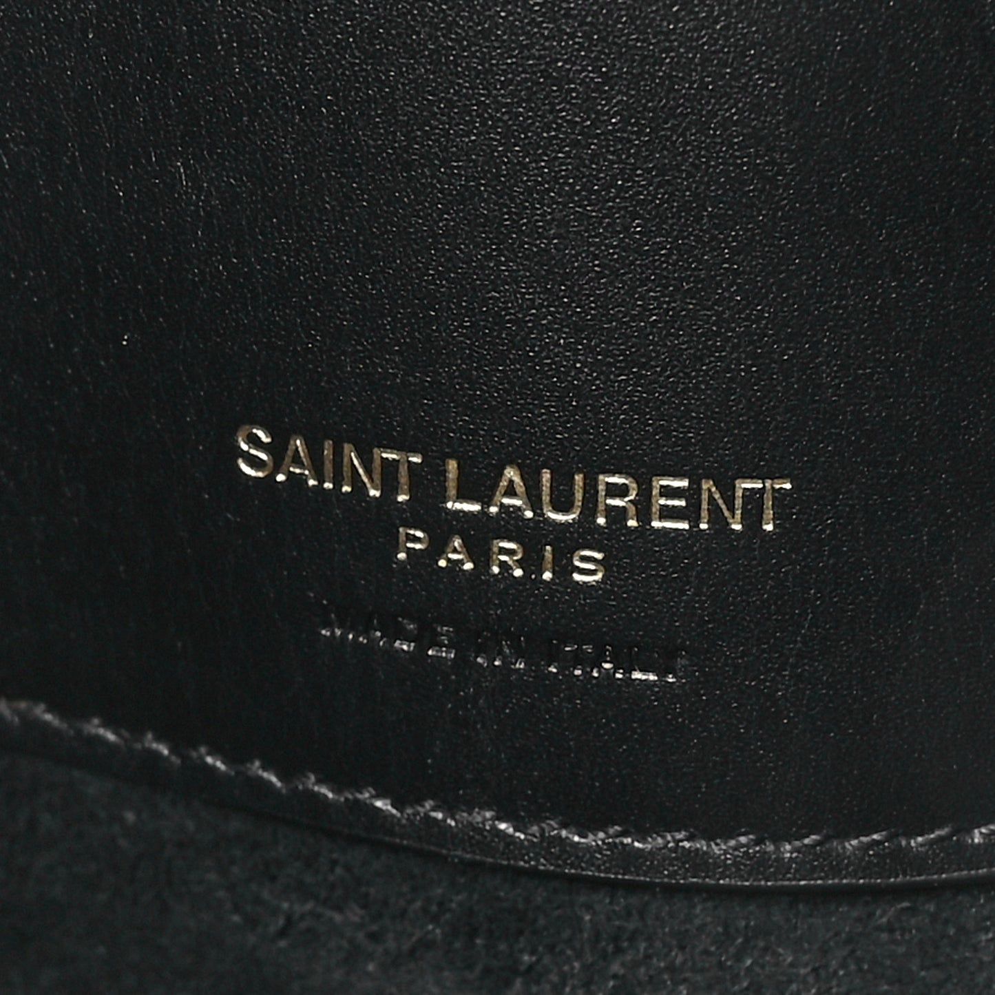 Shiny Calfskin Le 37 Mini Bucket Bag Black