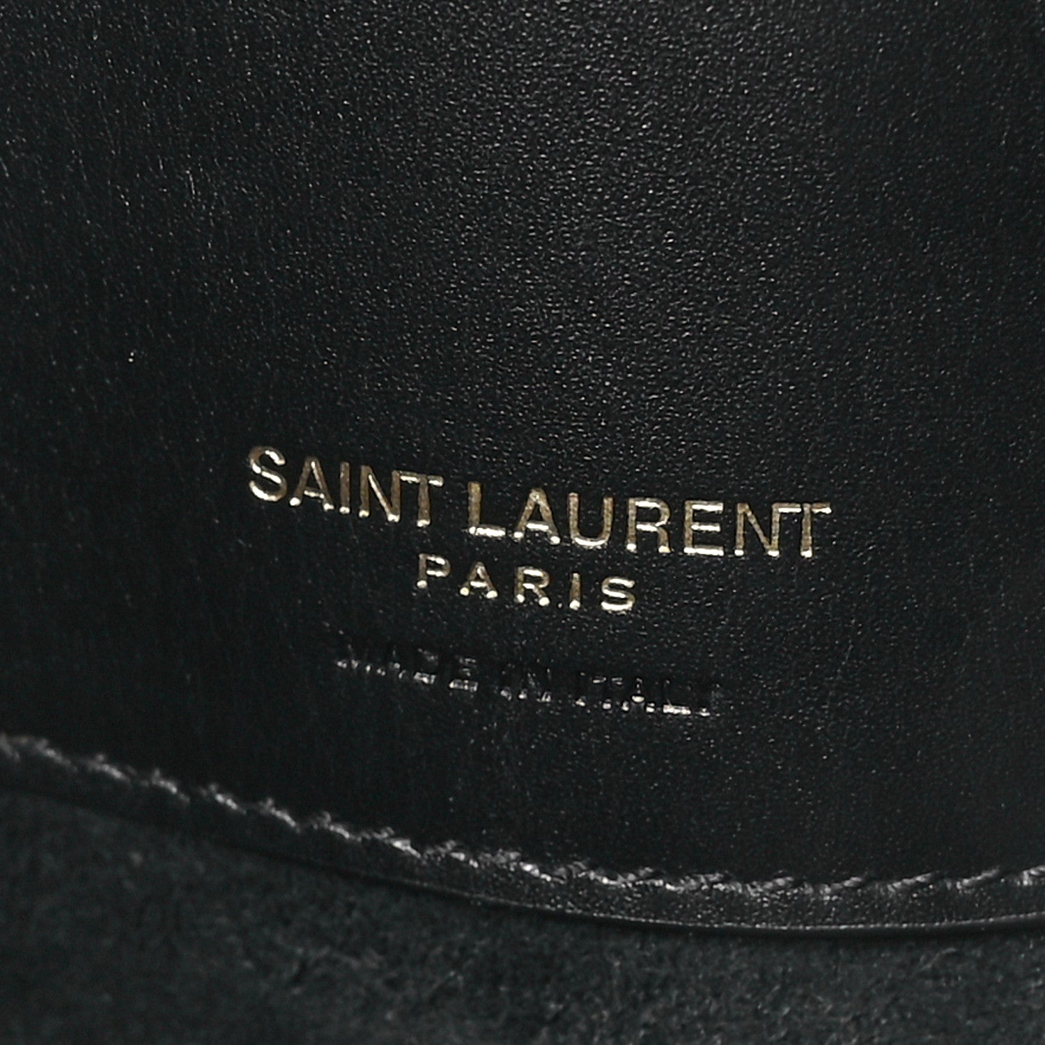 Saint Laurent Shiny Calfskin Le 37 Mini Bucket Bag Black 6 of 10