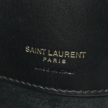 Saint Laurent Shiny Calfskin Le 37 Mini Bucket Bag Black 6 of 10