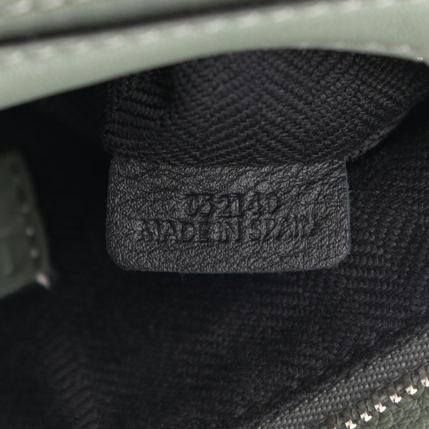 Loewe Calfskin Mini Puzzle Bumbag Dark Sage 7 of 10