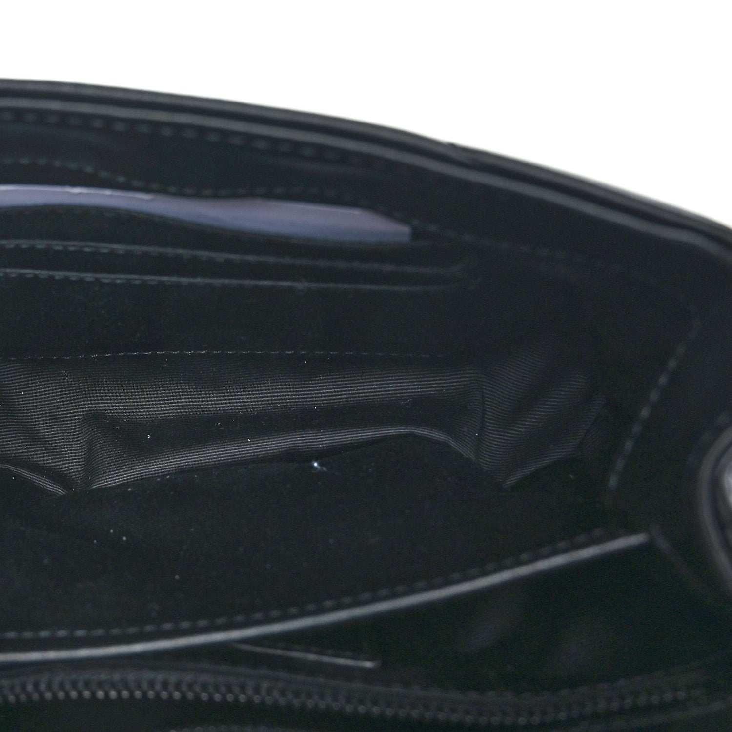 Saint Laurent Calfskin Y Quilted Monogram Monochrome Toy Loulou Crossbody Bag Black 5 of 10