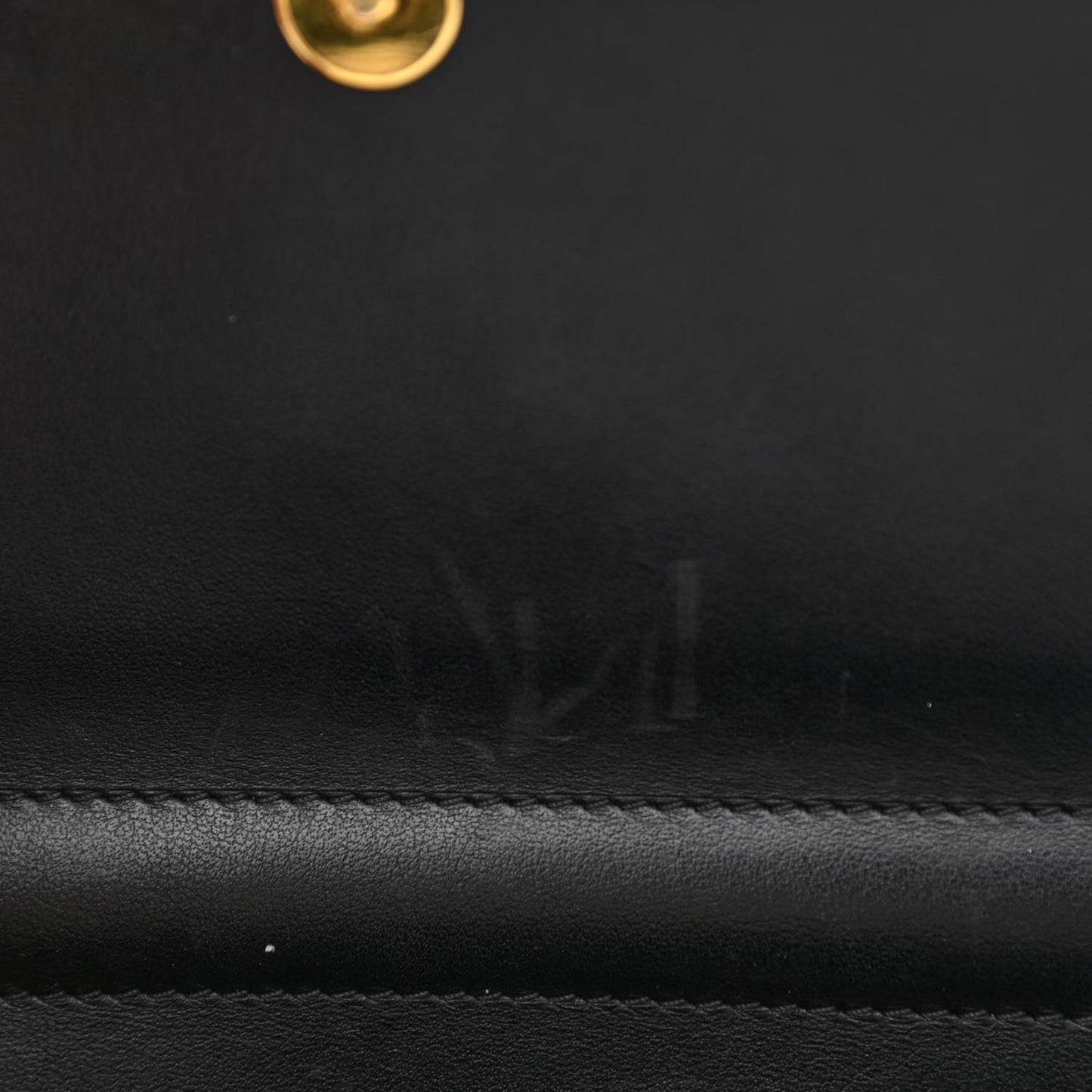 Calfskin Lizard Embossed Mini TF Bag Black