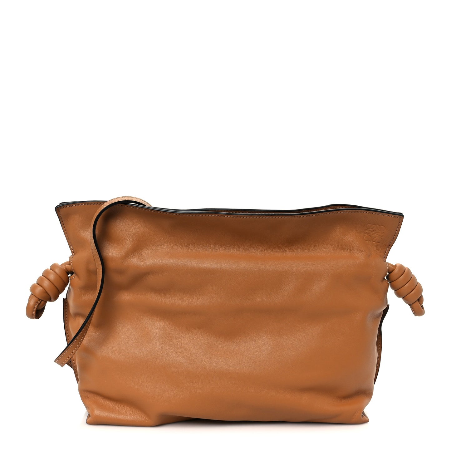 Nappa Medium Flamenco Knot Bag Warm Desert