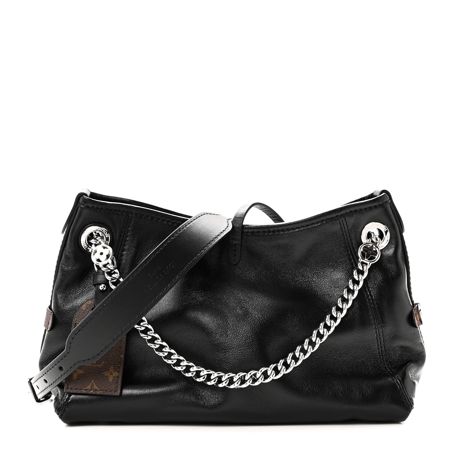 Louis Vuitton Lambskin CarryAll Vibe BB Black 1 of 9