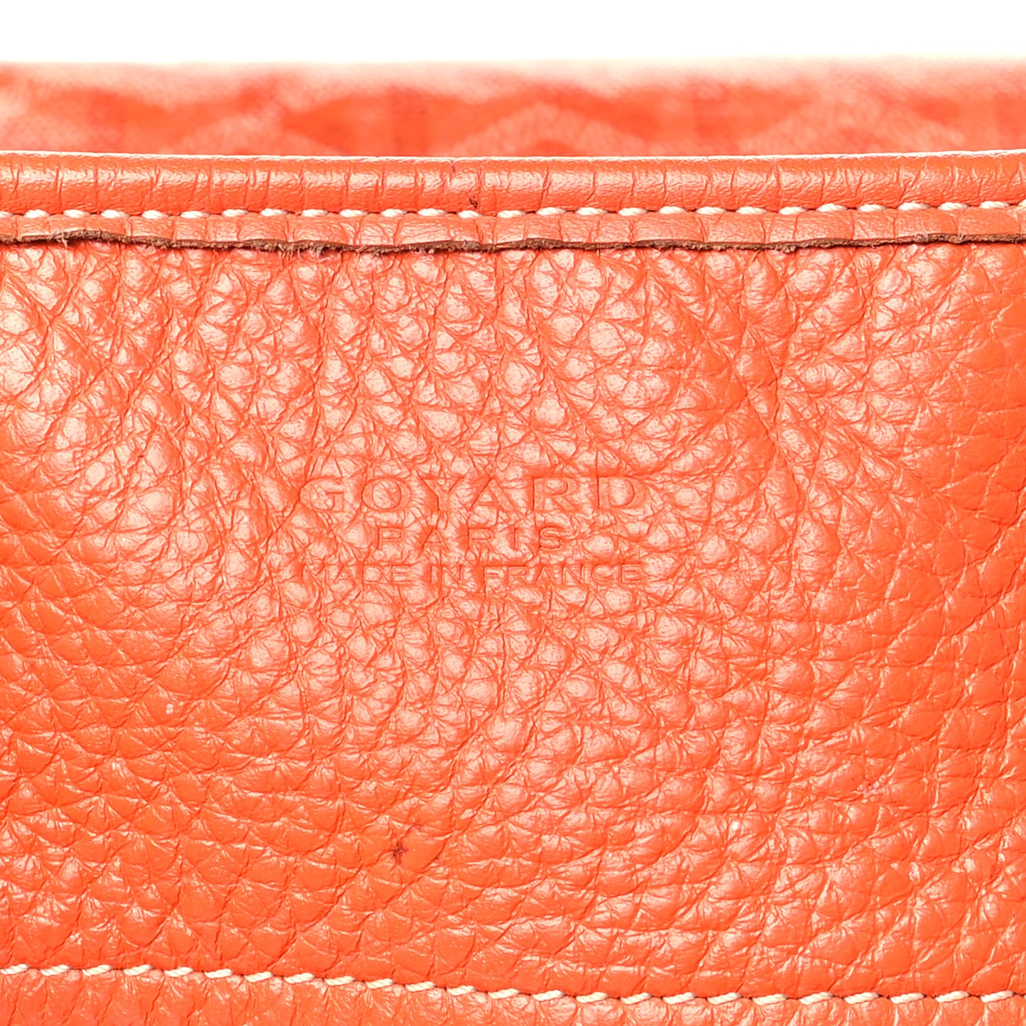 Goyardine Sac Hardy Pet Carrier PM Orange