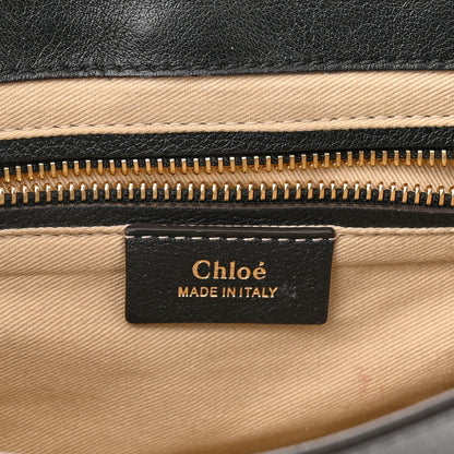 Chloe Suede Calfskin Medium Faye Backpack Black 6 of 12