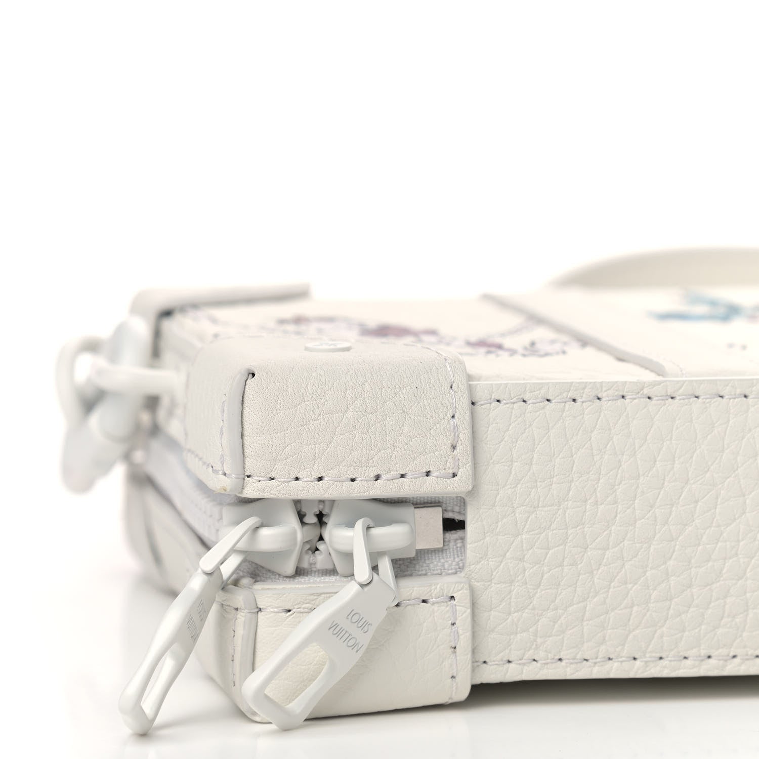 Louis Vuitton Taurillon Monogram LV Friends Soft Trunk Wallet White 7 of 8