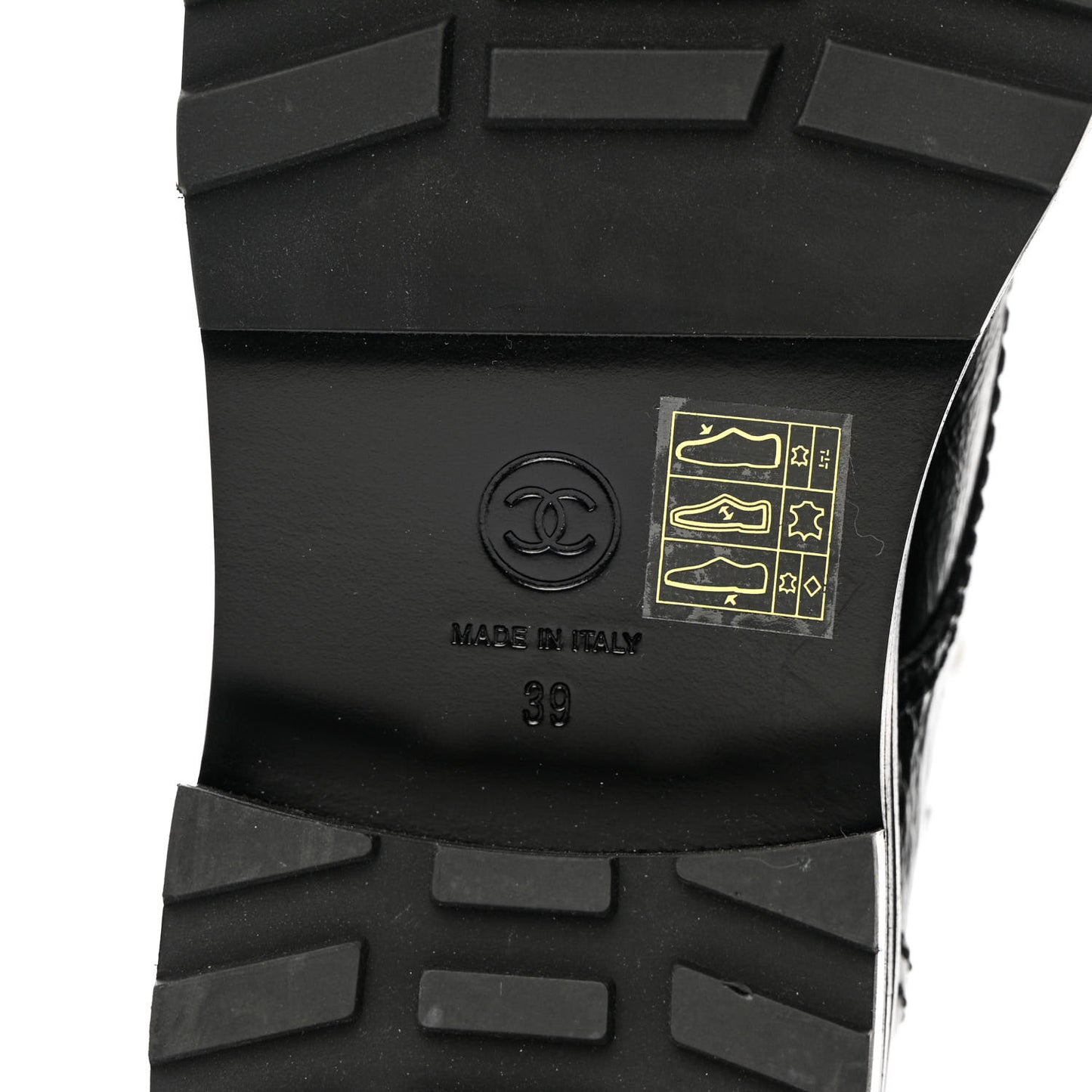 Shiny Calfskin Velvet Pearl Combat Short Boots 39 Black