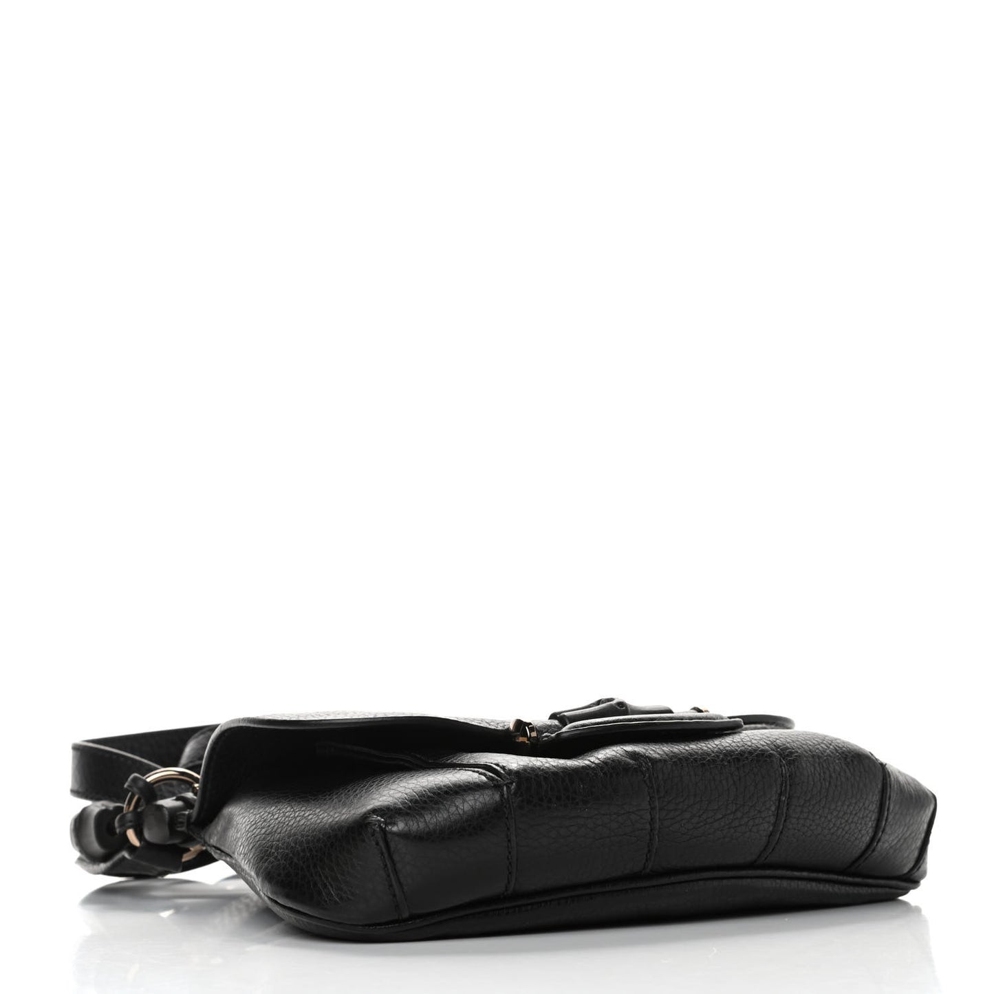 Calfskin Small Nouveau Shoulder Bag Black
