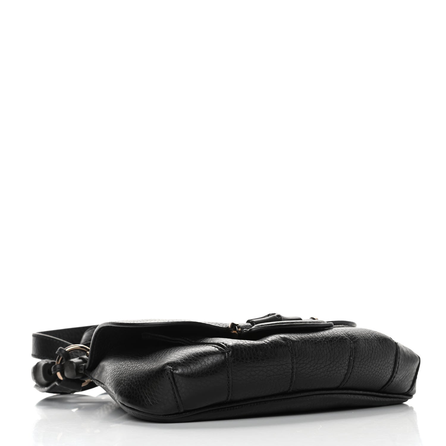 Gucci Calfskin Small Nouveau Shoulder Bag Black 3 of 4