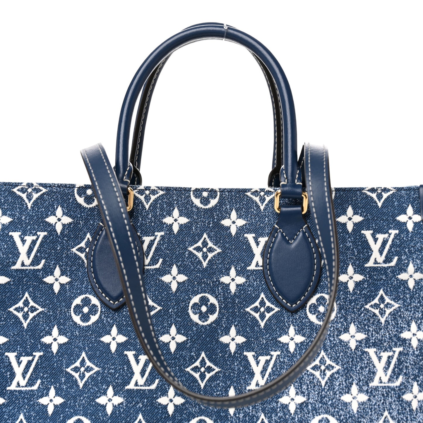 Monogram Jacquard Denim Onthego MM Bleu