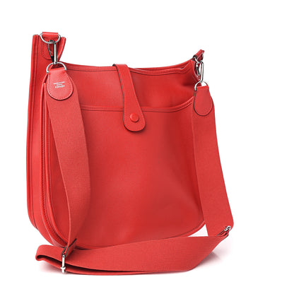 Hermes Epsom Evelyne III PM Rouge Casaque 2 of 9