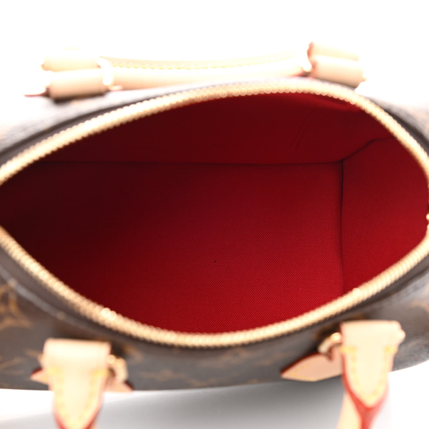 Louis Vuitton Monogram Speedy Bandouliere 20 Beige 5 of 9