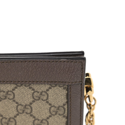 Gucci GG Supreme Monogram Web Small Ophidia Chain Shoulder Bag Brown 14 of 14
