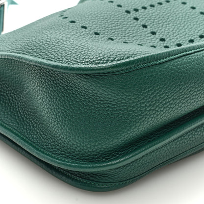 Hermes Taurillon Clemence Evelyne III PM Malachite 7 of 8