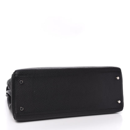 Hermes Taurillon Clemence Kelly Retourne 35 Black 4 of 10
