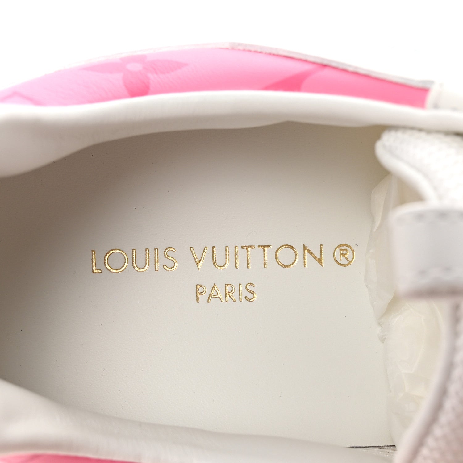Louis Vuitton Calfskin Monogram Run Away Sneakers 39 White Pink 8 of 9
