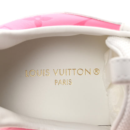 Louis Vuitton Calfskin Monogram Run Away Sneakers 39 White Pink 8 of 9