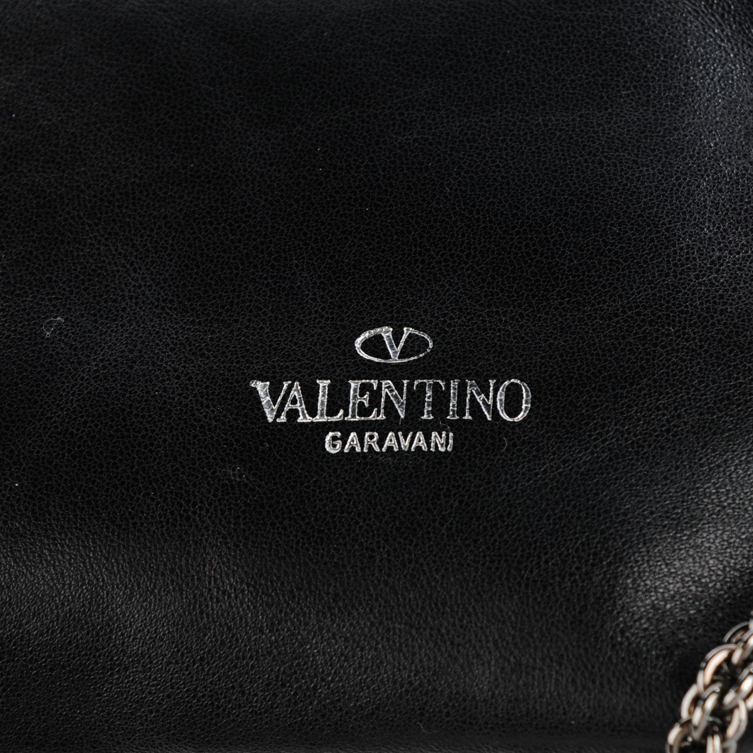 Valentino Garavani Nappa Crystal Encrusted Studs Va Va Voom Shoulder Bag Black 8 of 8