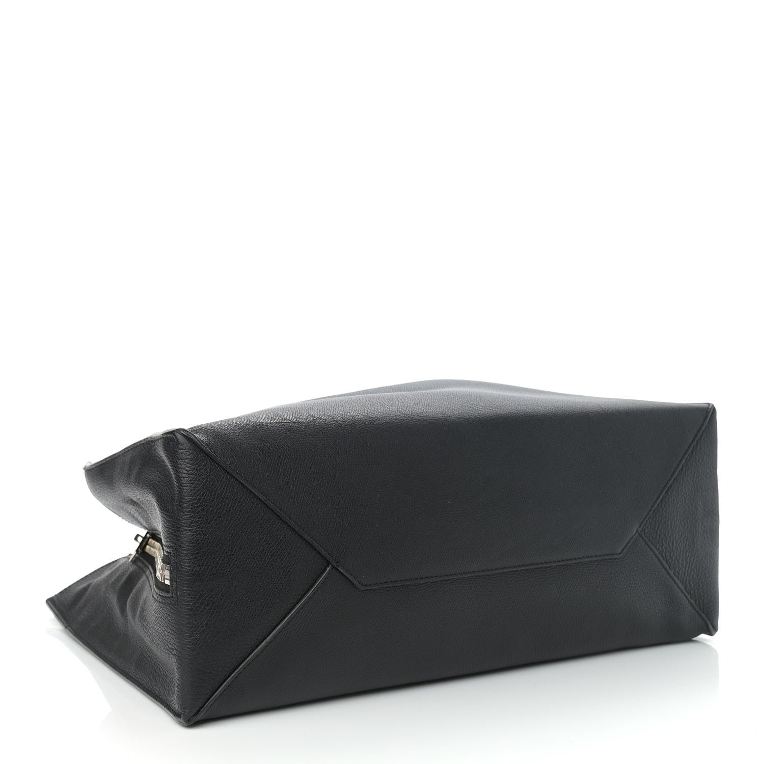 Balenciaga Calfskin Papier A4 Zip Around Plate Tote Black 4 of 10