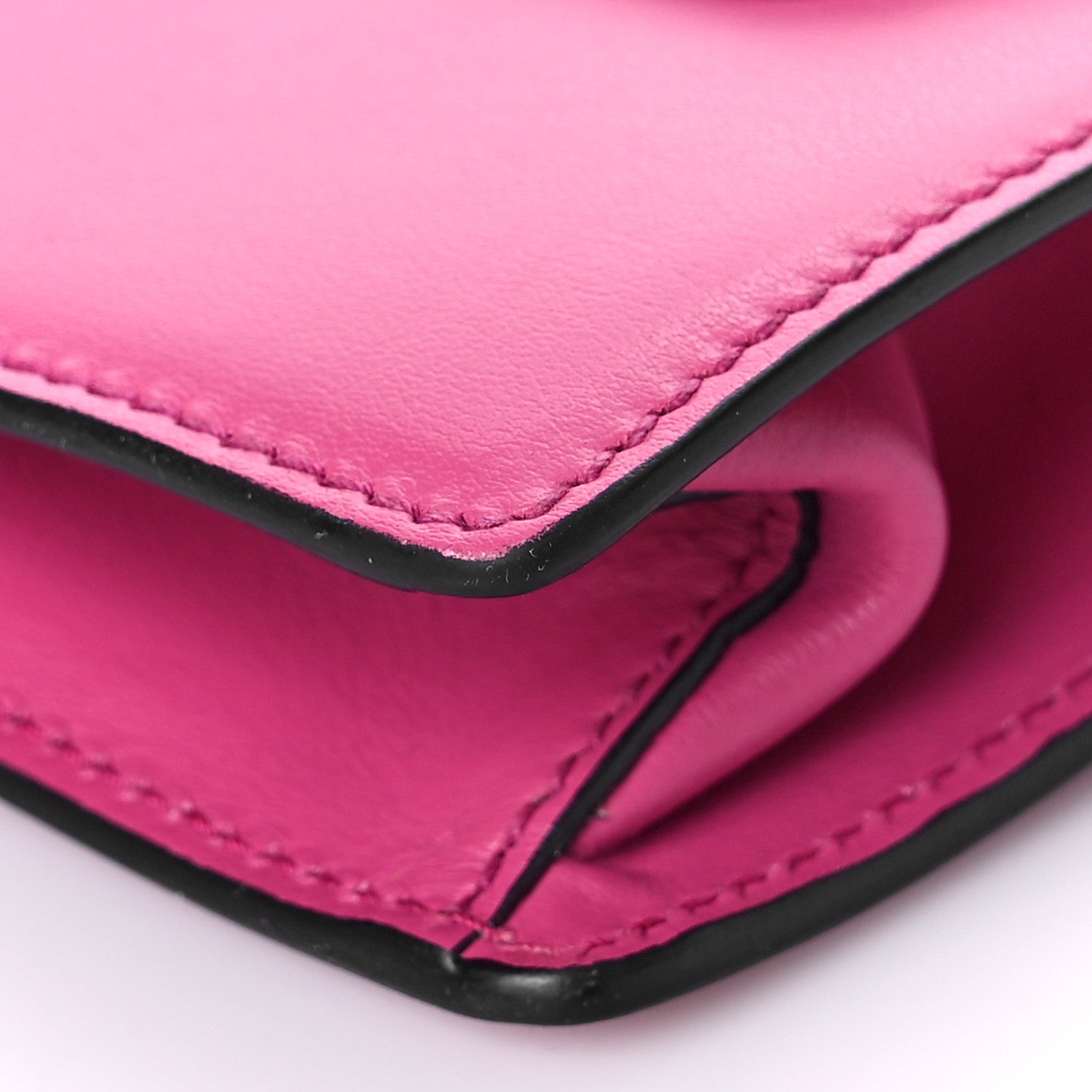 Prada Saffiano City Calfskin Studded Small Elektra Shoulder Bag Fuxia 8 of 10