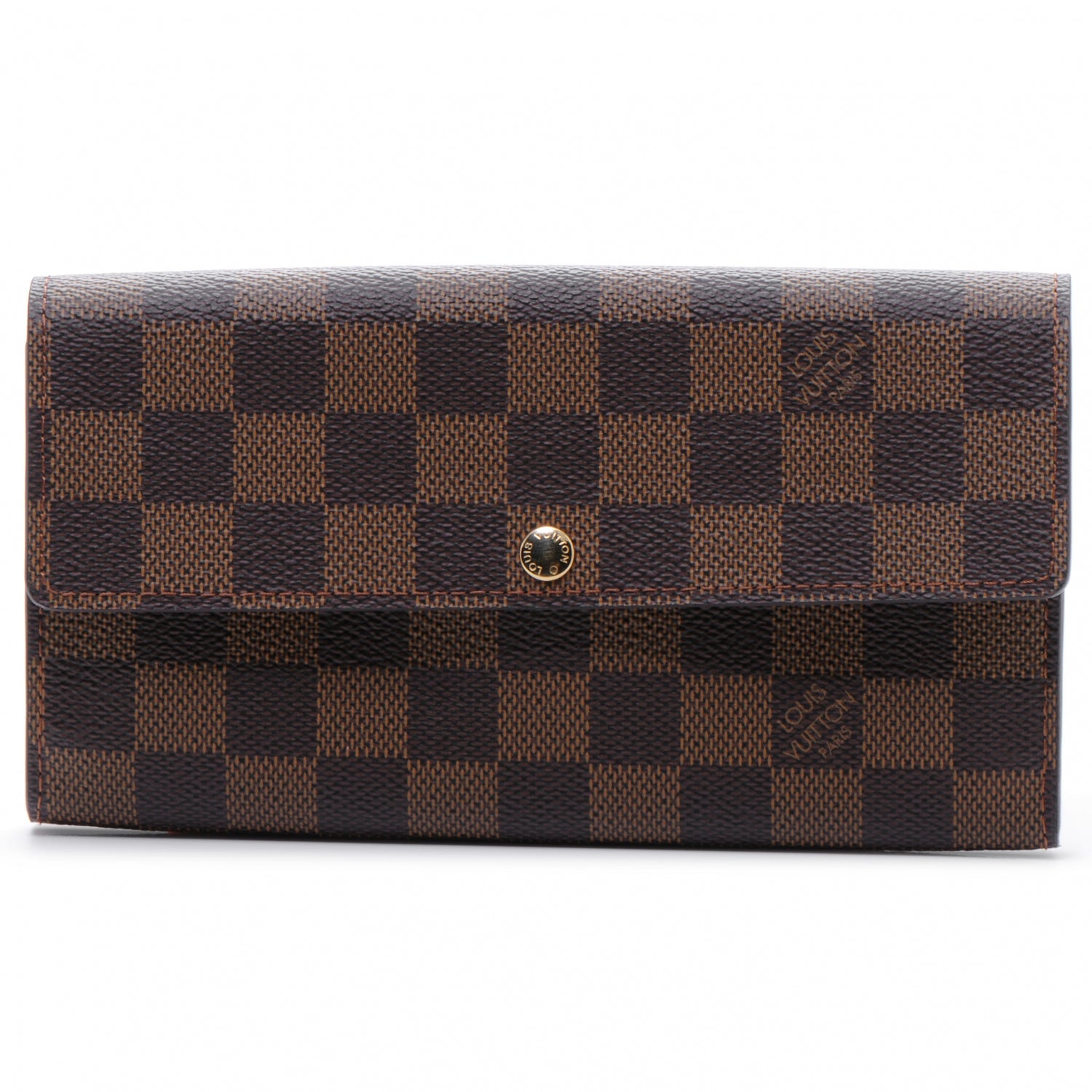 Louis Vuitton Damier Ebene Sarah Wallet 1 of 8