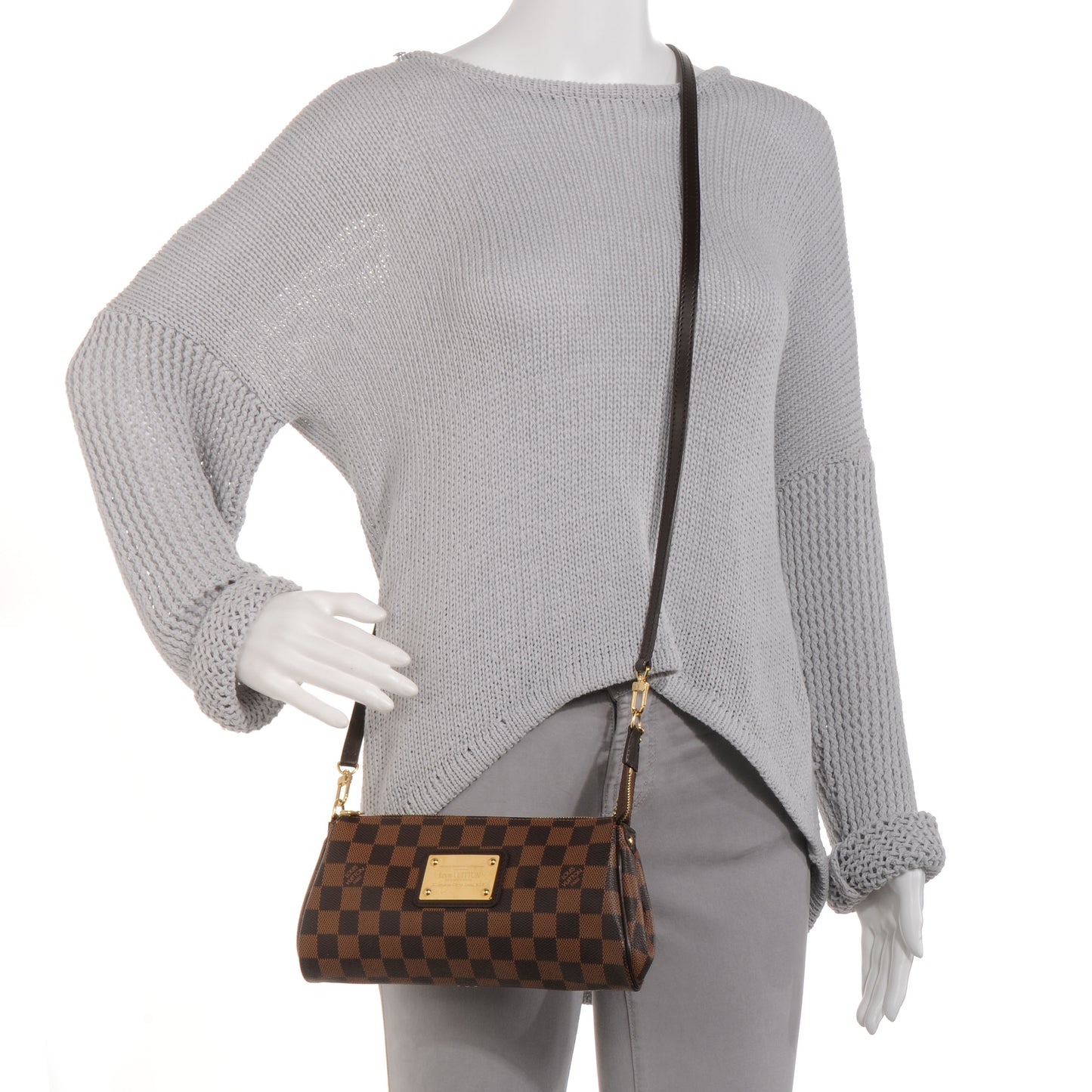 Damier Ebene Eva Clutch