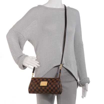 Louis Vuitton Damier Ebene Eva Clutch 2 of 8