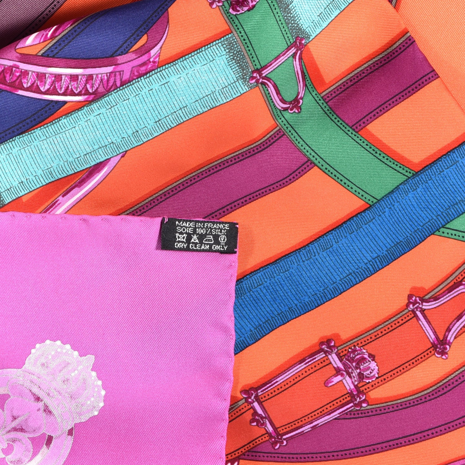 Hermes Silk Cavalcadour Scarf 90 4 of 4