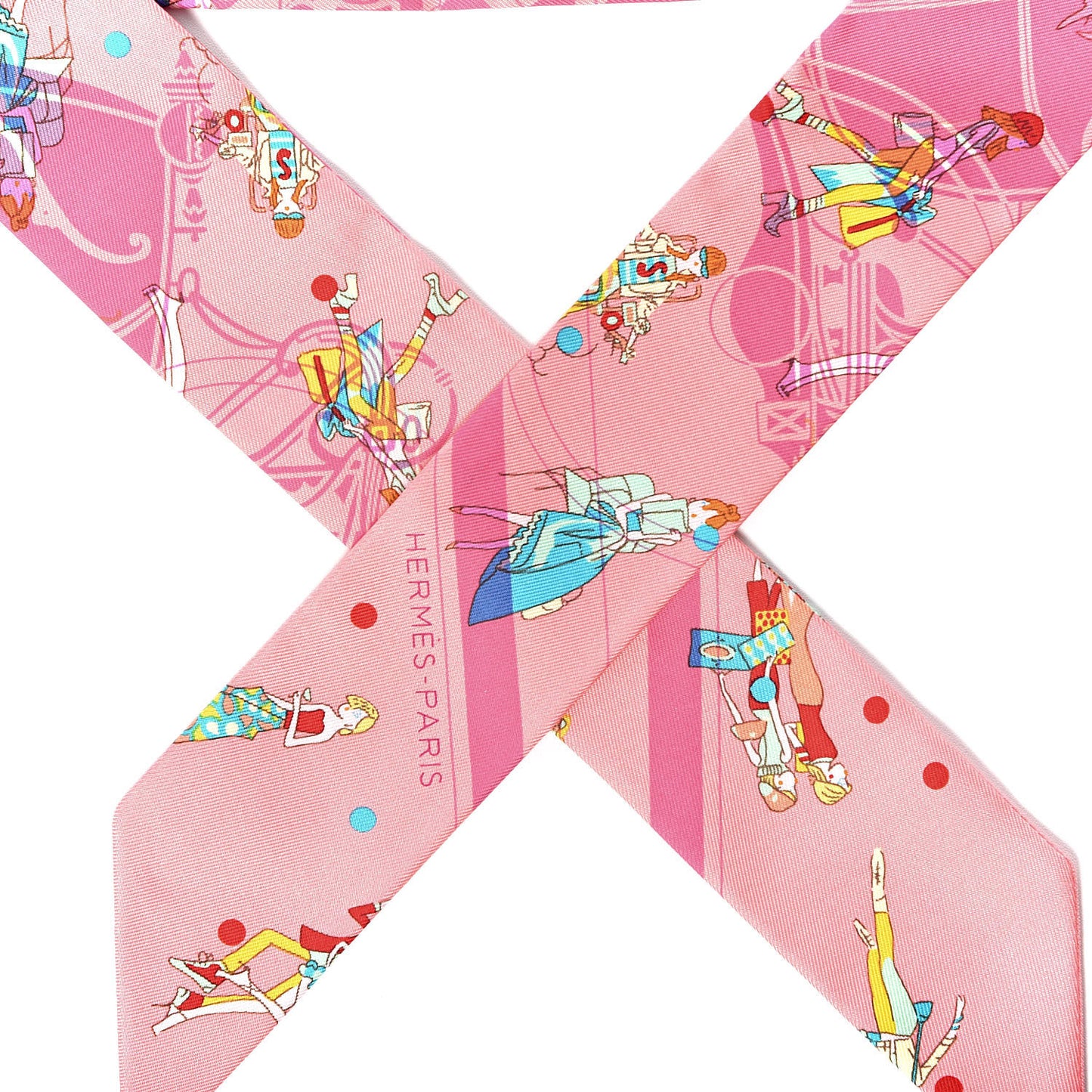 Silk Ex-Libris Les Parisie Twilly Rose Malabar Jaune