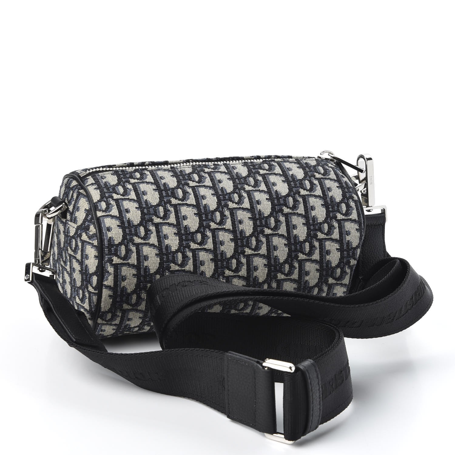 Christian Dior Oblique Roller Messenger Bag Blue 2 of 8