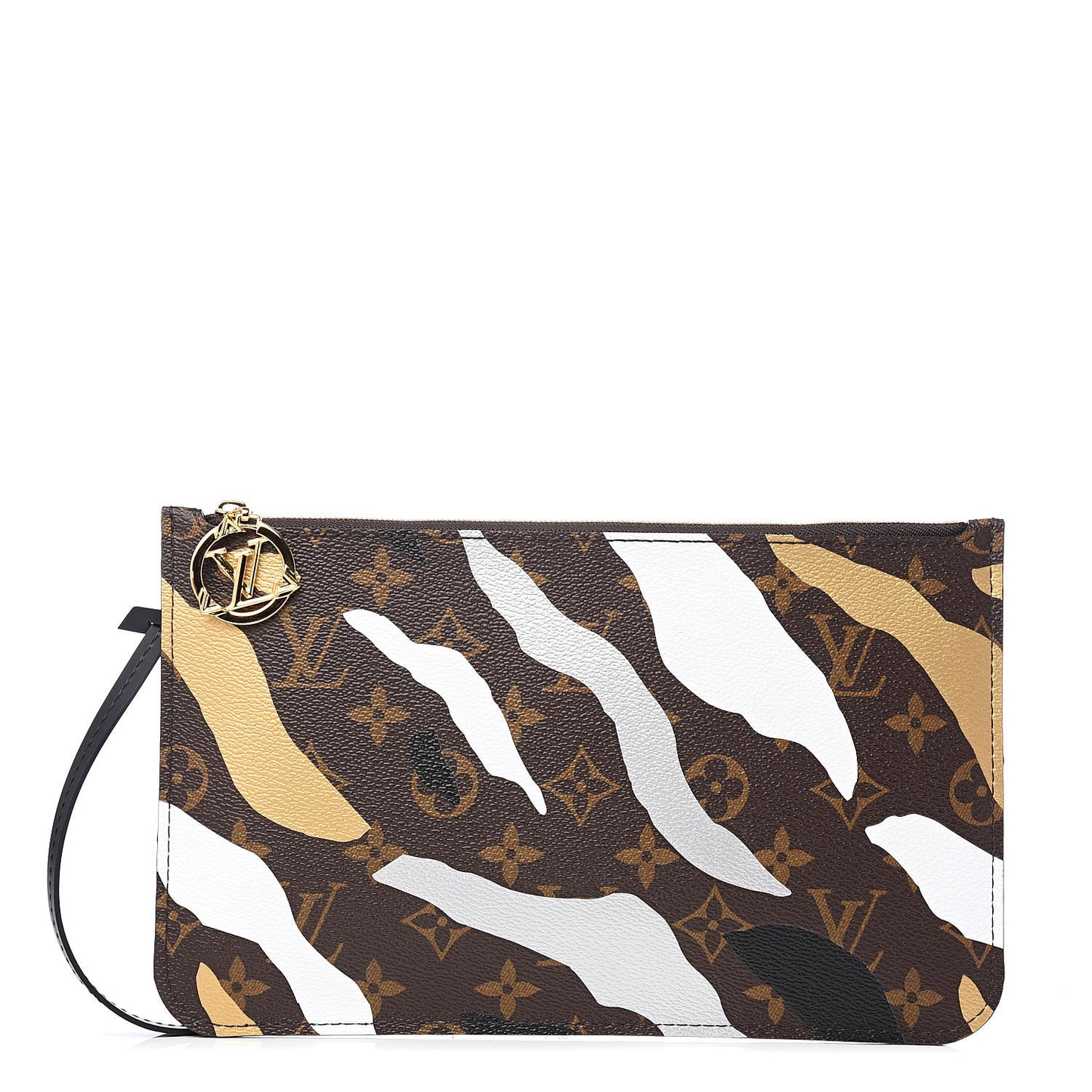 X LOL Monogram Neverfull MM GM Pochette Gold Silver