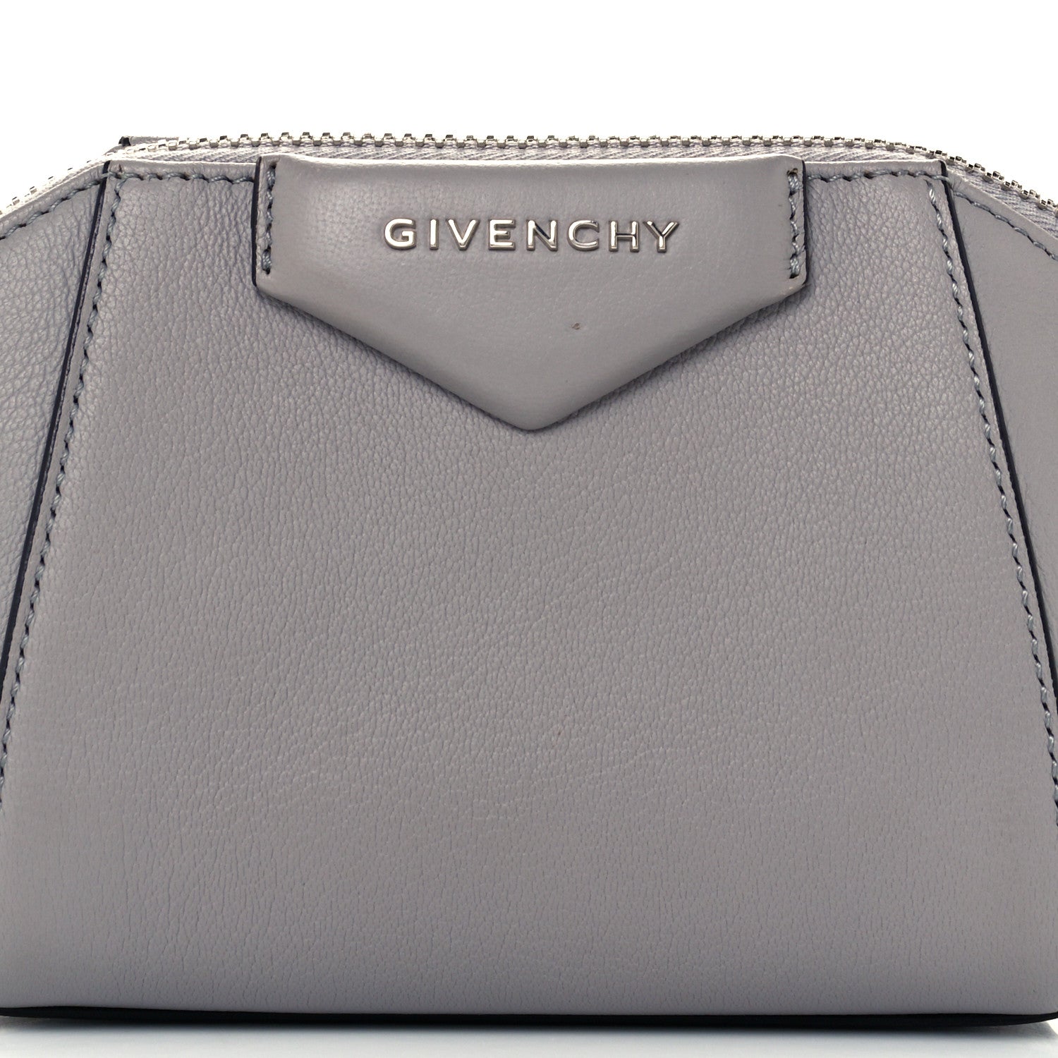 Givenchy Sugar Goatskin Nano Antigona Pearl Grey 6 of 8