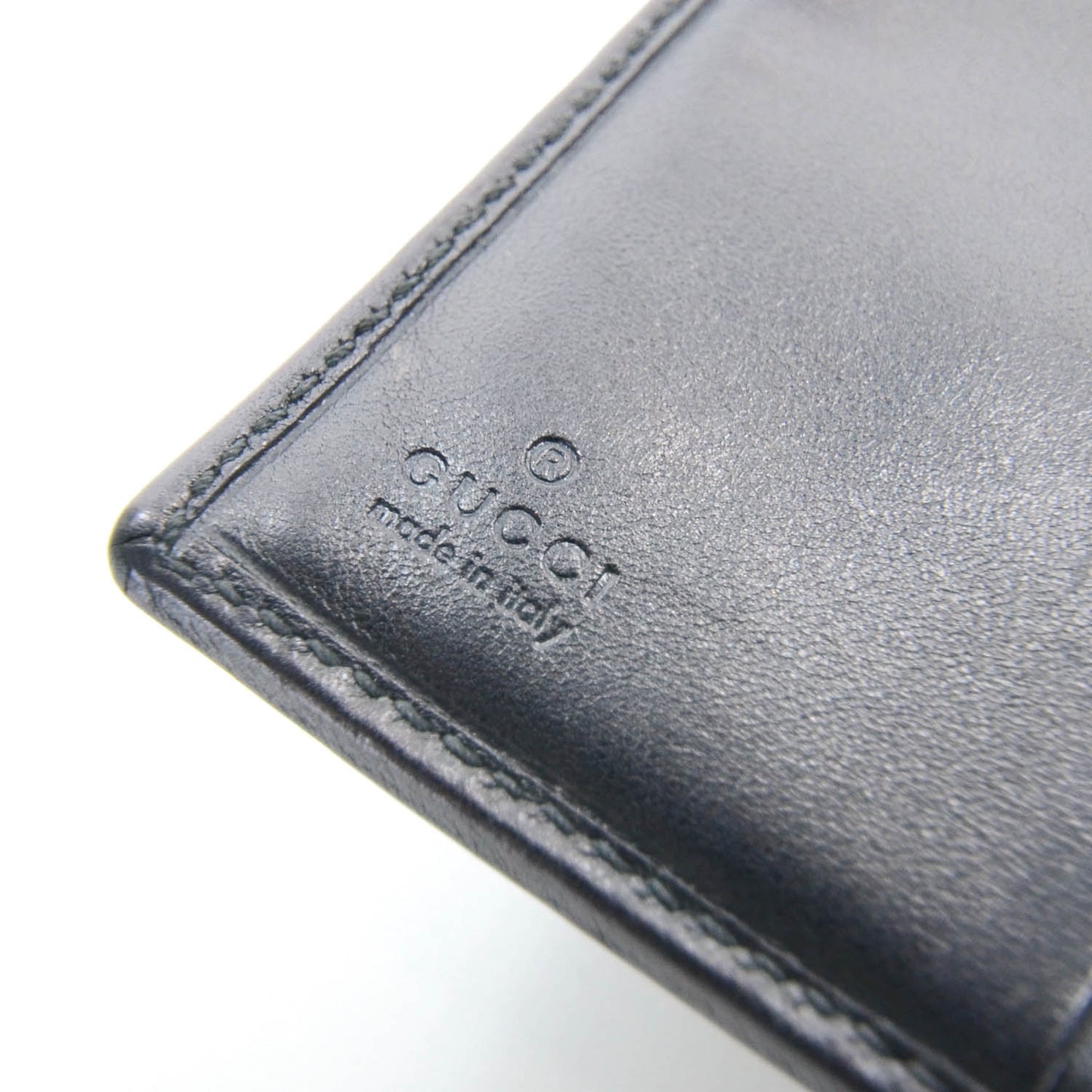 Horsebit Embossed Glam French Wallet