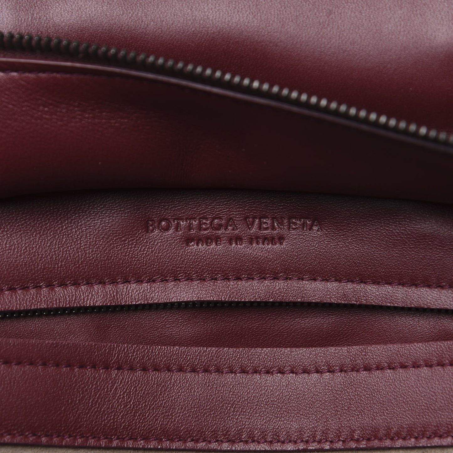Nappa Intrecciato Top Handle Satchel Barolo Brick Peony